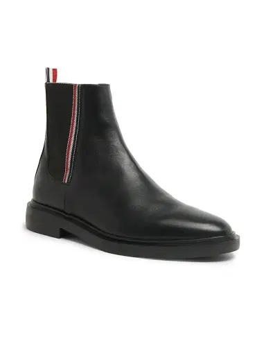Thom Browne Men's Novelty Leather Chelsea Boots - Black - Size 10 | Thumbnail 2