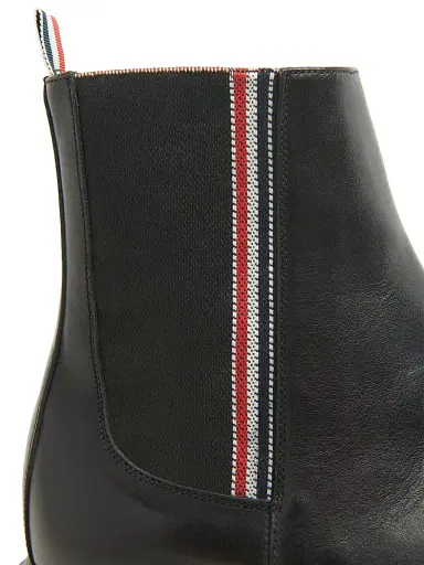 Thom Browne Men's Novelty Leather Chelsea Boots - Black - Size 10 | Thumbnail 5
