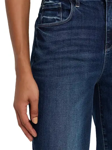 L'Agence Women's Kendra High-Rise Crop Flare Jeans - Columbia - Size 26 | Thumbnail 5