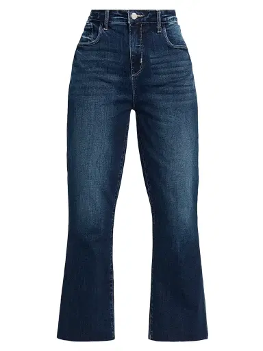 L'Agence Women's Kendra High-Rise Crop Flare Jeans - Columbia - Size 26 | Thumbnail 1