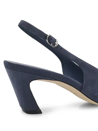 Stuart Weitzman Women's Stassi 50MM Suede Slingback Pumps | Thumbnail 5 Stuart Weitzman Women's Stassi 50MM Suede Slingback Pumps | Thumbnail 5