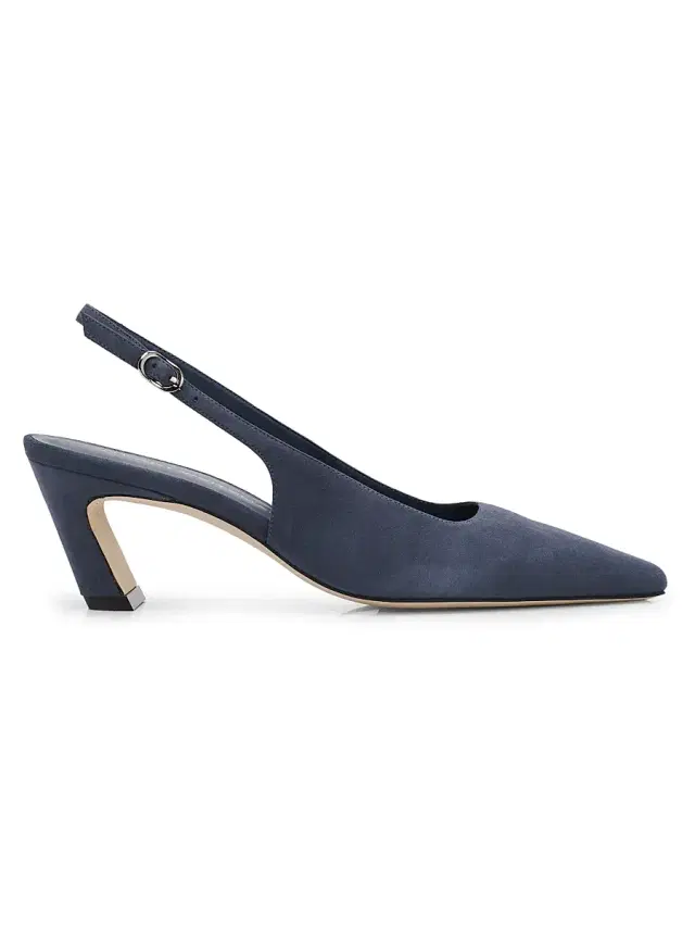 Women's Stassi 50MM Suede Slingback Pumps - Stormy Blue