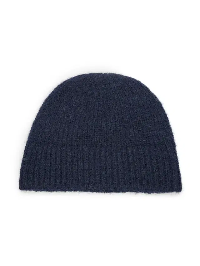 Dries Van Noten Men's Moss Alpaca-Wool Beanie - Navy