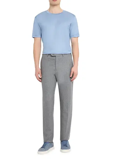 Zimmerli Men's Lyocell Crewneck T-Shirt | Thumbnail 2