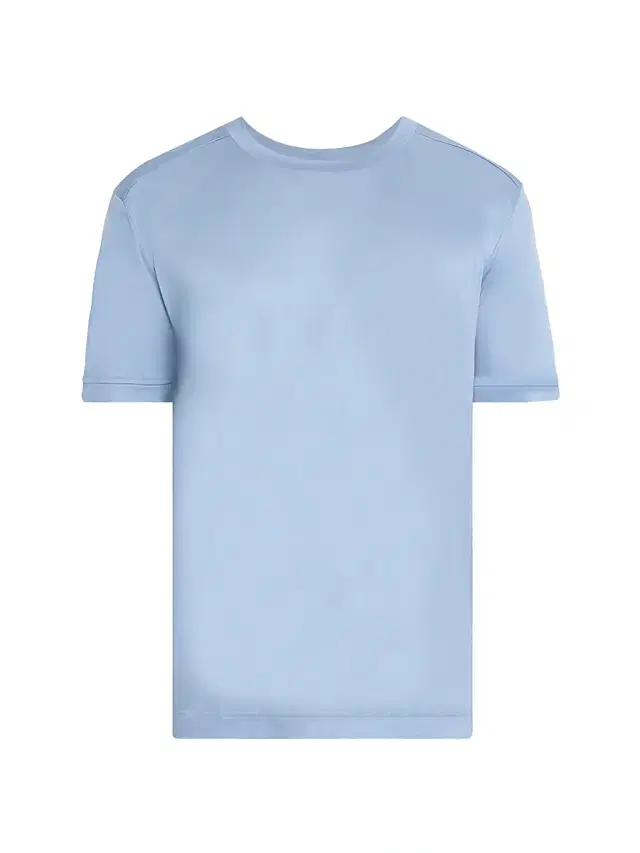Zimmerli Men's Lyocell Crewneck T-Shirt - Blue
