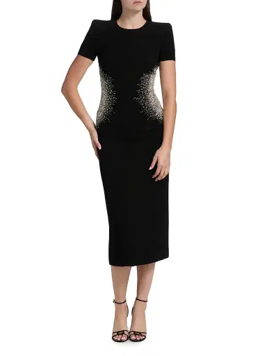 Naeem Khan Women's Embellished Crystal Sheath Cocktail Dress | Thumbnail 3 Naeem Khan Women's Embellished Crystal Sheath Cocktail Dress | Thumbnail 3