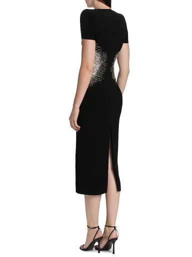 Naeem Khan Women's Embellished Crystal Sheath Cocktail Dress | Thumbnail 5 Naeem Khan Women's Embellished Crystal Sheath Cocktail Dress | Thumbnail 5