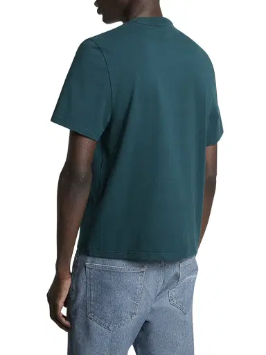 Jacquemus Men's Club Logo Cotton Crewneck T-Shirt - Green | Thumbnail 4