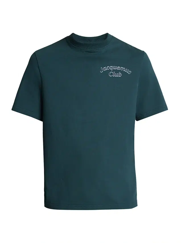 Men's Club Logo Cotton Crewneck T-Shirt - Green