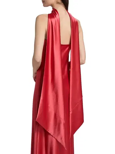 Talbot Runhof Women's Paneled Satin Gown - Siena | Thumbnail 6 Talbot Runhof Women's Paneled Satin Gown - Siena | Thumbnail 6