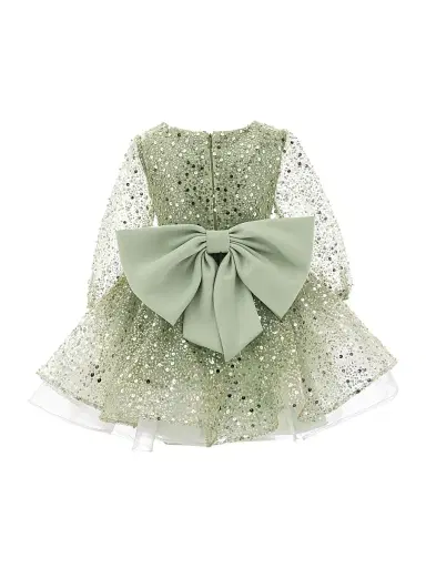 Tulleen Little Girl's & Girl's Pradera Dress - Green | Thumbnail 2