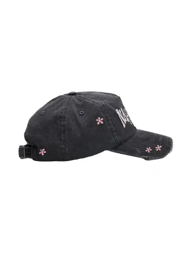 Nahmias Men's Logo Distressed Baseball Cap - Black | Thumbnail 2 Nahmias Men's Logo Distressed Baseball Cap - Black | Thumbnail 2