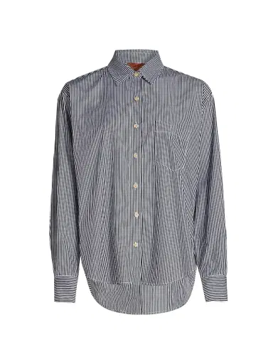 Jamie Haller Women's The Weekend Cotton Shirt - Black Stripe | Thumbnail 1