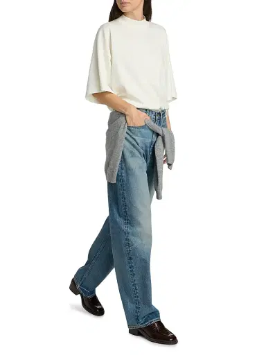 Jamie Haller Women's The Fan Tapered Jeans | Thumbnail 2