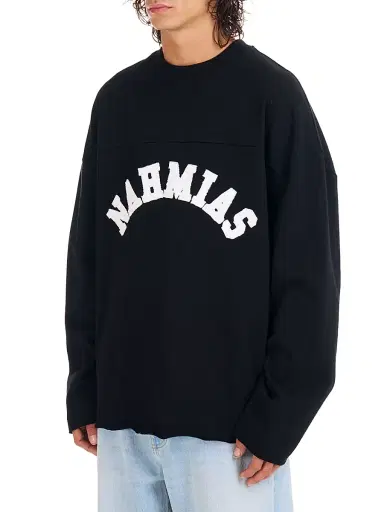 Nahmias Men's Varsity Long-Sleeve T-Shirt | Thumbnail 2 Nahmias Men's Varsity Long-Sleeve T-Shirt | Thumbnail 2