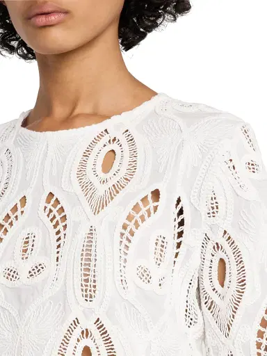 JBQ Women's Karli Lace Long-Sleeve Cotton Top | Thumbnail 5 JBQ Women's Karli Lace Long-Sleeve Cotton Top | Thumbnail 5