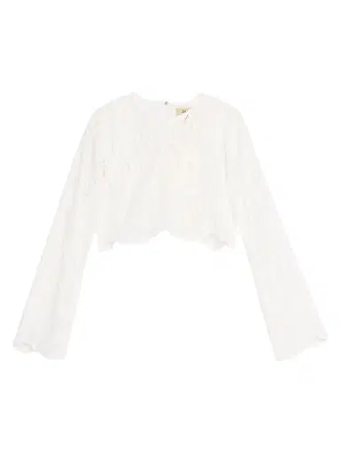 JBQ Women's Karli Lace Long-Sleeve Cotton Top | Thumbnail 1 JBQ Women's Karli Lace Long-Sleeve Cotton Top | Thumbnail 1