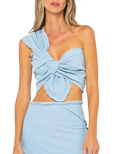 JBQ Women's Sol One-Shoulder Neckline Cotton Top | Thumbnail 4 JBQ Women's Sol One-Shoulder Neckline Cotton Top | Thumbnail 4