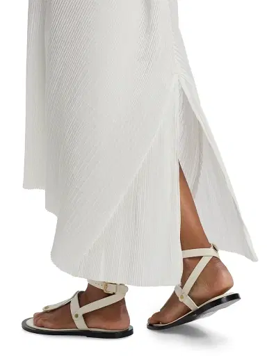 Co Women's Plisse High-Low Midi-Skirt | Thumbnail 6 Co Women's Plisse High-Low Midi-Skirt | Thumbnail 6