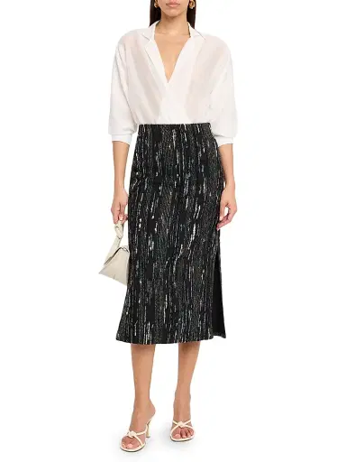 JBQ Women's Avery Sequined Midi-Skirt | Thumbnail 2 JBQ Women's Avery Sequined Midi-Skirt | Thumbnail 2