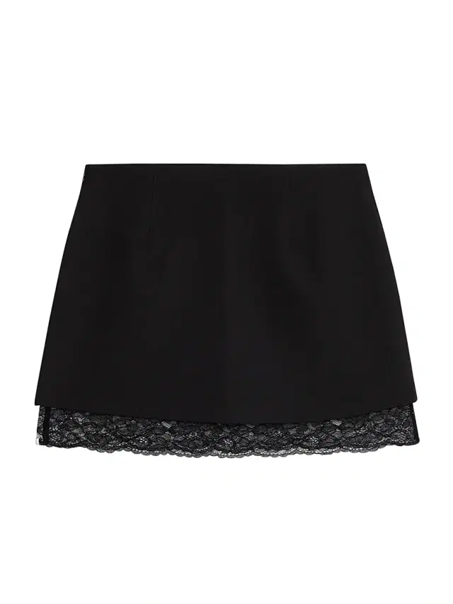 Toccin Women's Leland Lace Combo Miniskirt - Jet