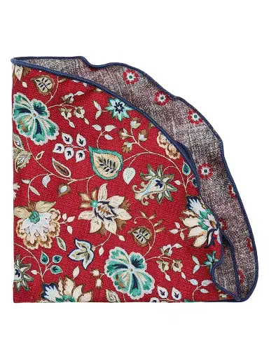 Edward Armah Men's Silk Reversible Pocket Circle | Thumbnail 1 Edward Armah Men's Silk Reversible Pocket Circle | Thumbnail 1