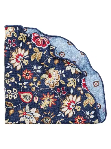 Edward Armah Men's Silk Reversible Pocket Circle | Thumbnail 1 Edward Armah Men's Silk Reversible Pocket Circle | Thumbnail 1