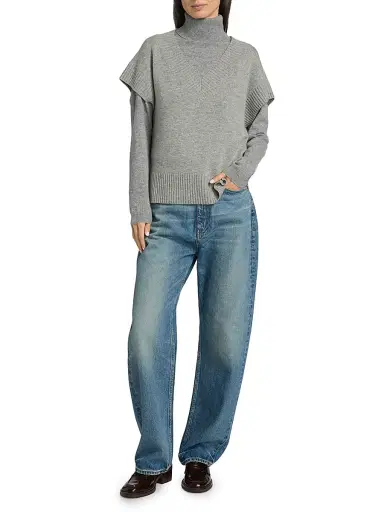 Jamie Haller Women's The Sweater Cashmere-Wool Vest - Heather | Thumbnail 2 Jamie Haller Women's The Sweater Cashmere-Wool Vest - Heather | Thumbnail 2