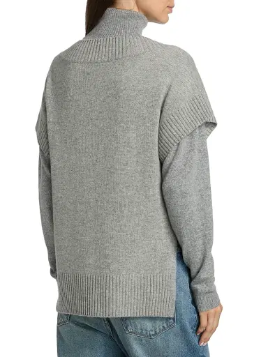 Jamie Haller Women's The Sweater Cashmere-Wool Vest - Heather | Thumbnail 5 Jamie Haller Women's The Sweater Cashmere-Wool Vest - Heather | Thumbnail 5