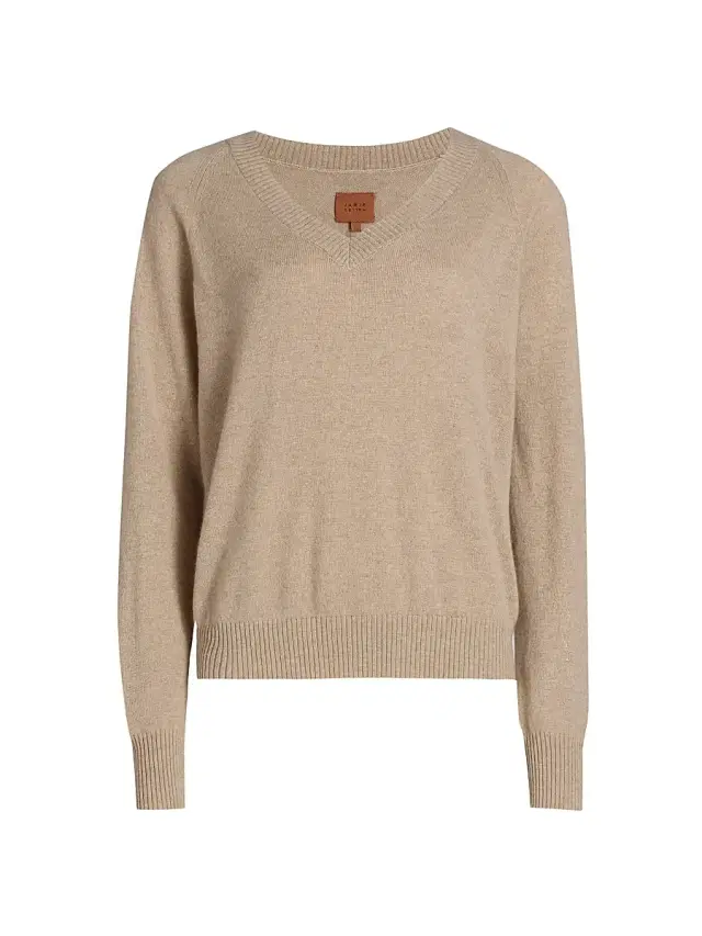 Women's The V Fave Cashmere Sweater - Oatmeal