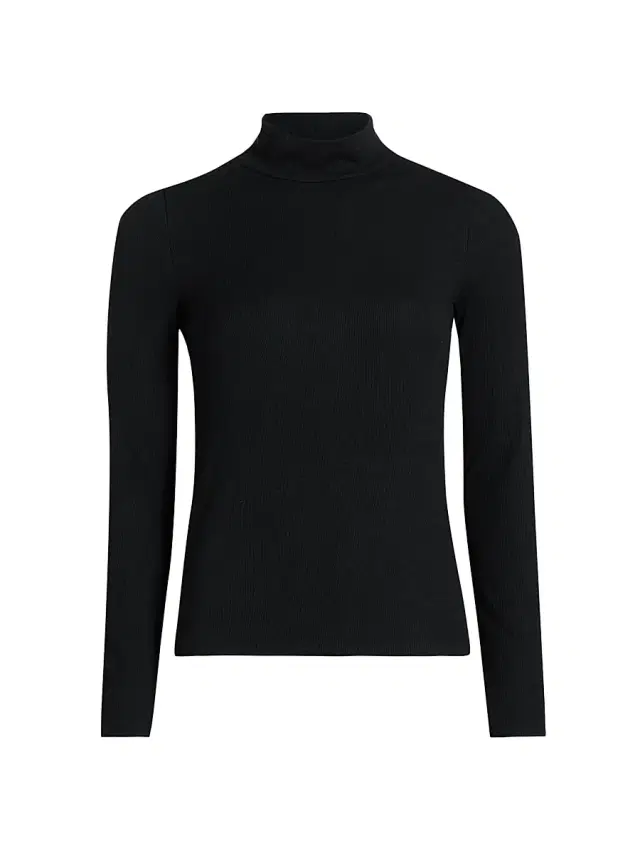 Women's The Mock Neck Top - Black