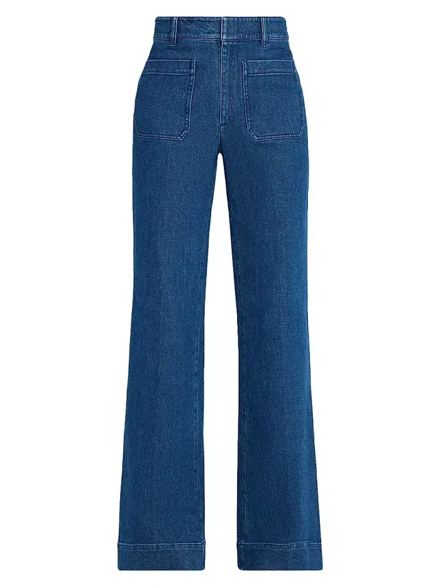 Women's Nicole Mid-Rise Stretch Flare Jeans - Classic Indigo