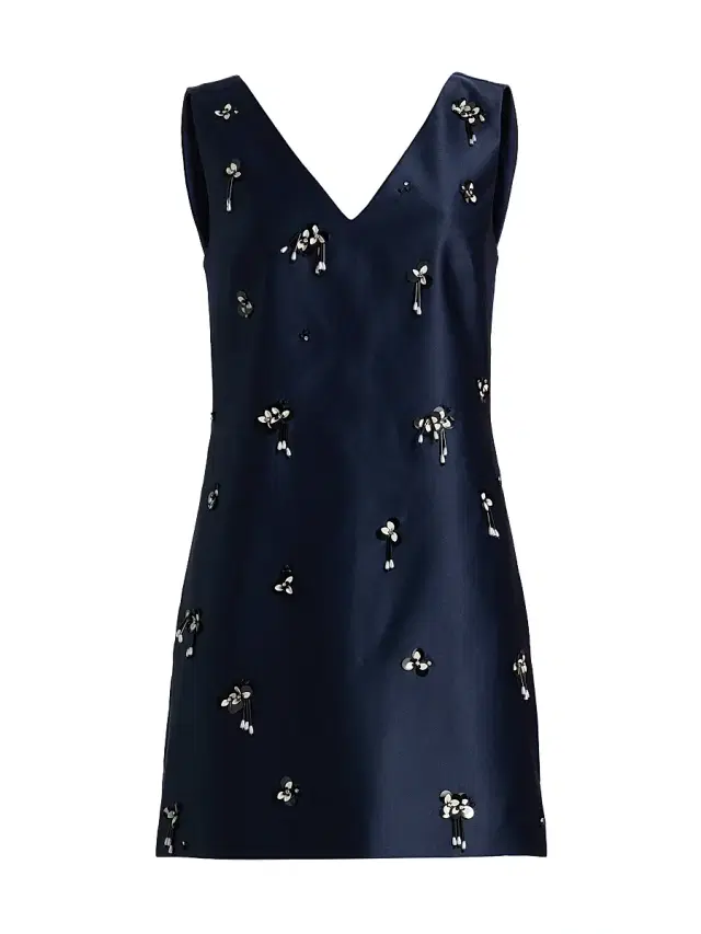 Tanya Taylor Women's Halston Floral Sequin-Embellished Satin Minidress - Midnight