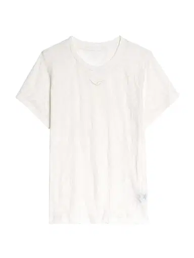 Zadig & Voltaire Women's Alys Semi-Sheer Crewneck T-Shirt - Judo - Size Large | Thumbnail 1