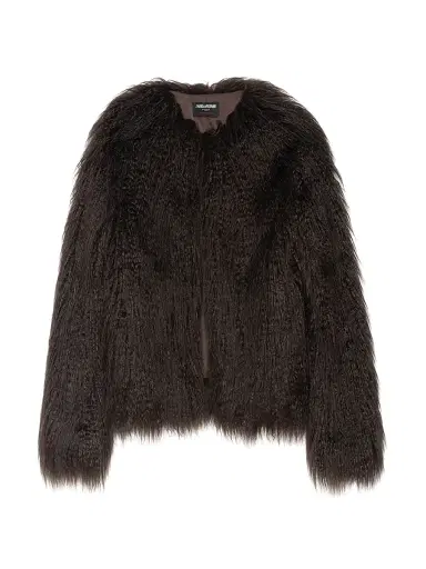 Zadig & Voltaire Women's Freddie Faux-Fur Coat - Dark Chocolate - Size Medium | Thumbnail 1 Zadig & Voltaire Women's Freddie Faux-Fur Coat - Dark Chocolate - Size Medium | Thumbnail 1