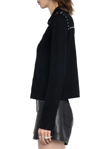 Zadig & Voltaire Women's Adany Studded Western Shirt | Thumbnail 5