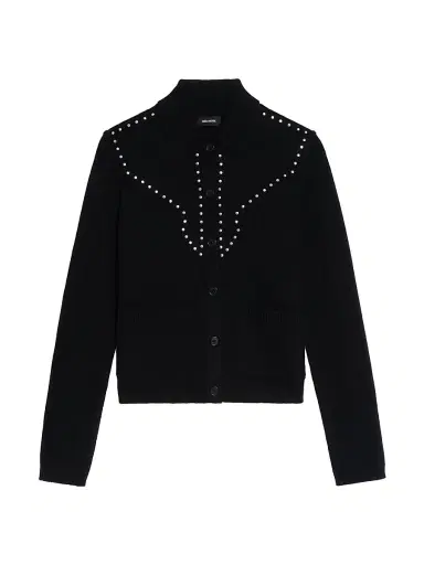 Zadig & Voltaire Women's Adany Studded Western Shirt | Thumbnail 1