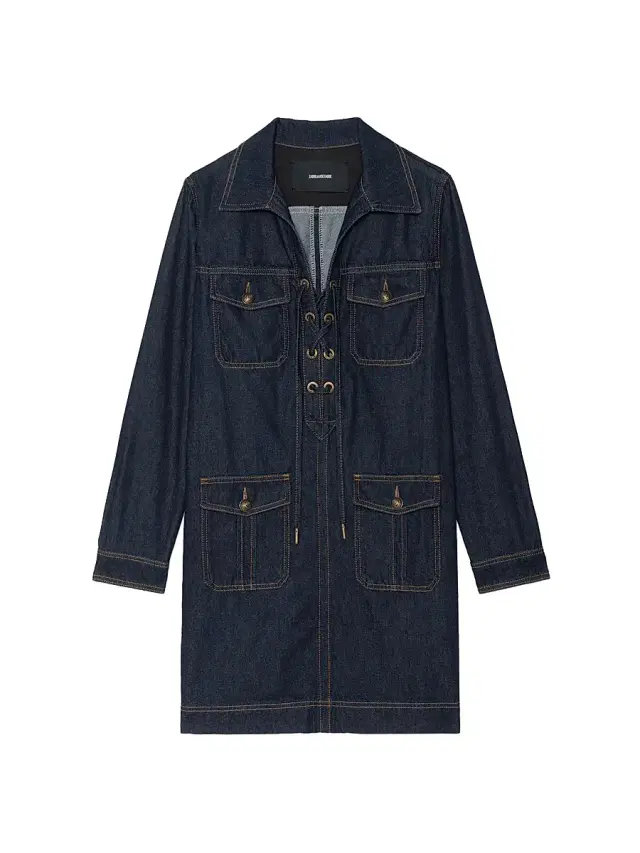 Zadig & Voltaire Women's Remacha Denim Minidress - Brut