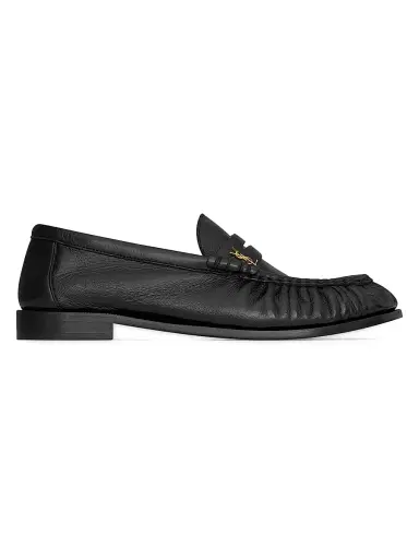 Saint Laurent Women's Le Loafers Supple in Shiny Leather - Black | Thumbnail 1 Saint Laurent Women's Le Loafers Supple in Shiny Leather - Black | Thumbnail 1