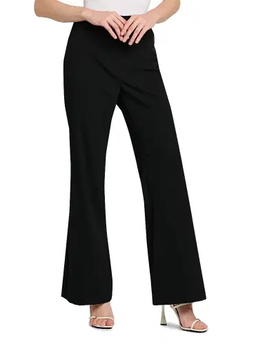 Stella McCartney Women's Iconic Flared Wool Trousers - Black - Size 10 | Thumbnail 4 Stella McCartney Women's Iconic Flared Wool Trousers - Black - Size 10 | Thumbnail 4