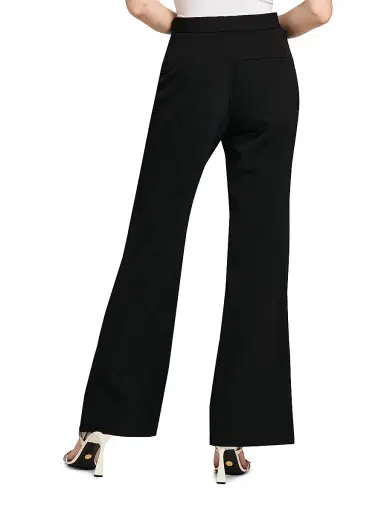 Stella McCartney Women's Iconic Flared Wool Trousers - Black - Size 10 | Thumbnail 5 Stella McCartney Women's Iconic Flared Wool Trousers - Black - Size 10 | Thumbnail 5