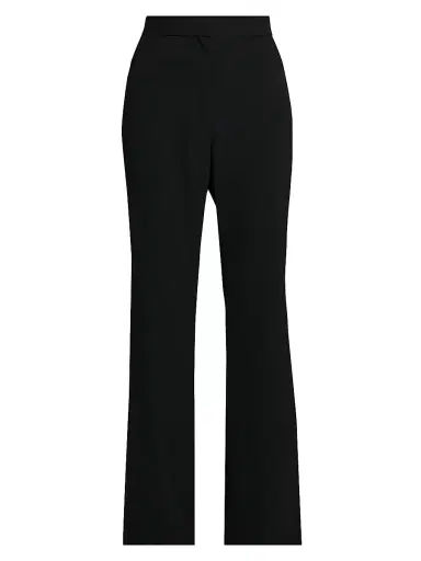 Stella McCartney Women's Iconic Flared Wool Trousers - Black - Size 10 | Thumbnail 1 Stella McCartney Women's Iconic Flared Wool Trousers - Black - Size 10 | Thumbnail 1
