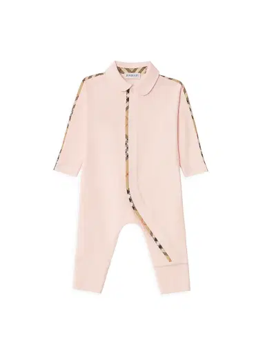 Burberry Baby Girl's Hamilton Coverall, Bib & Hat Set | Thumbnail 1