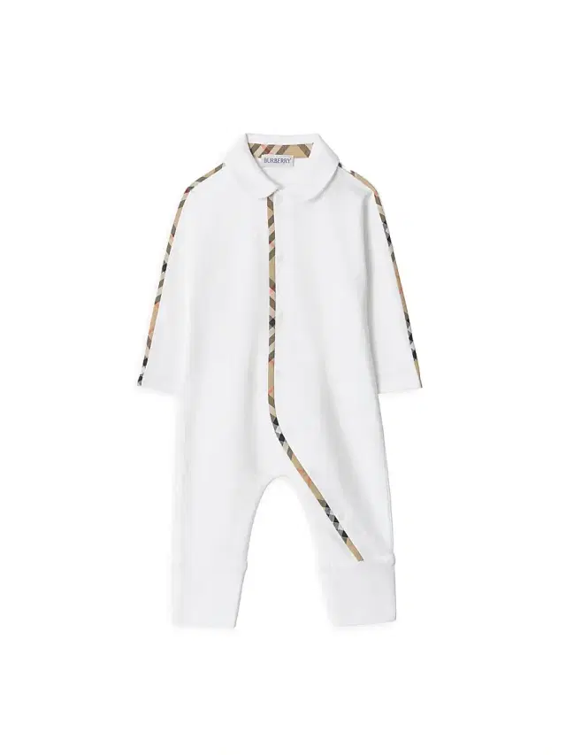Burberry Baby's Hamilton Coverall, Hat & Bib Set - White 9 Months