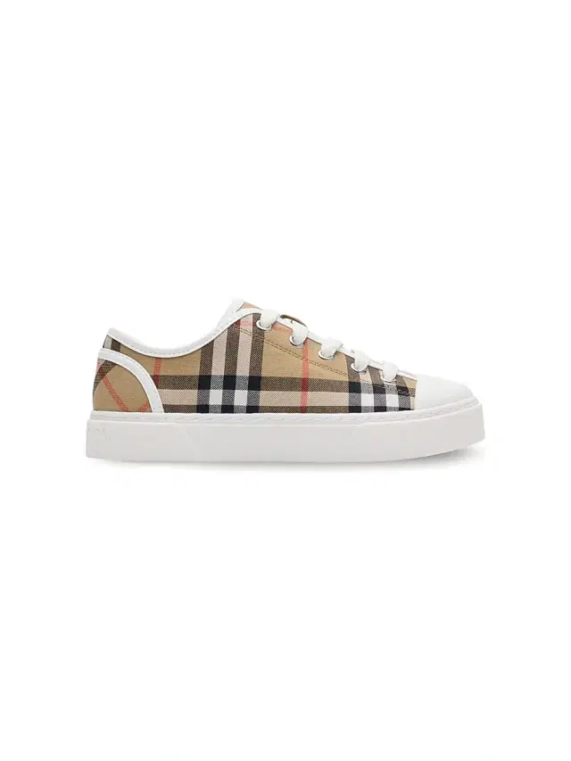 Kid's Teddy Check Low-Top Sneakers - Sand 1 (Child)