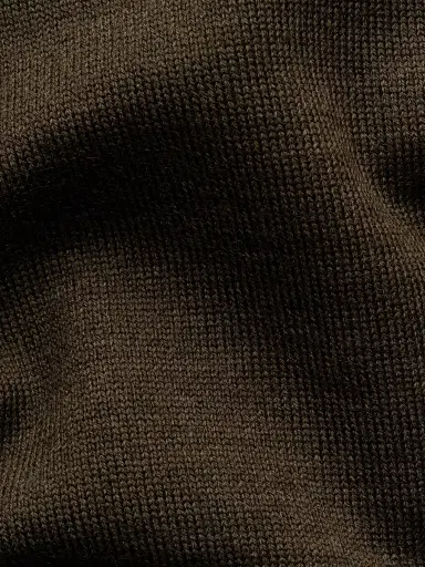 Eton Men's Merino Wool Quarter-Zip Sweater - Olive Green | Thumbnail 7 Eton Men's Merino Wool Quarter-Zip Sweater - Olive Green | Thumbnail 7