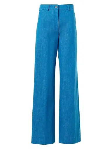 Akris Women's Finnian Stretch Denim Straight Pants - Twilight - Size 4 | Thumbnail 1