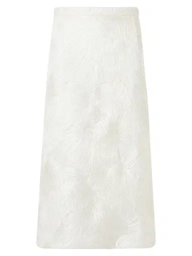 Akris Women's Lacquered Fan Lace A-Line Skirt | Thumbnail 1 Akris Women's Lacquered Fan Lace A-Line Skirt | Thumbnail 1