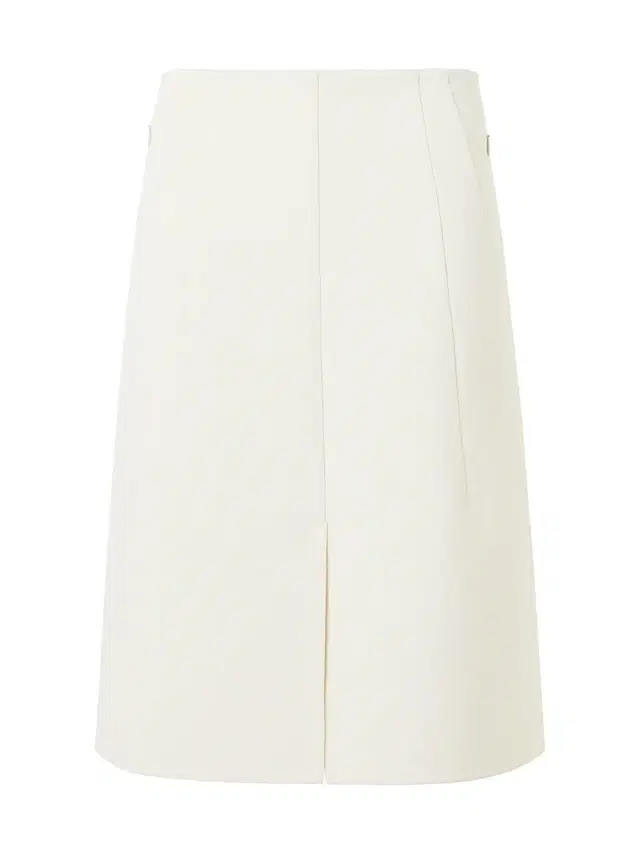 Akris Women's Double-Face Cotton A-Line Skirt - Ecru