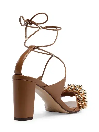 Alexandre Birman Women's Gia 75MM Bubble-Embellished Leather Sandals | Thumbnail 3 Alexandre Birman Women's Gia 75MM Bubble-Embellished Leather Sandals | Thumbnail 3